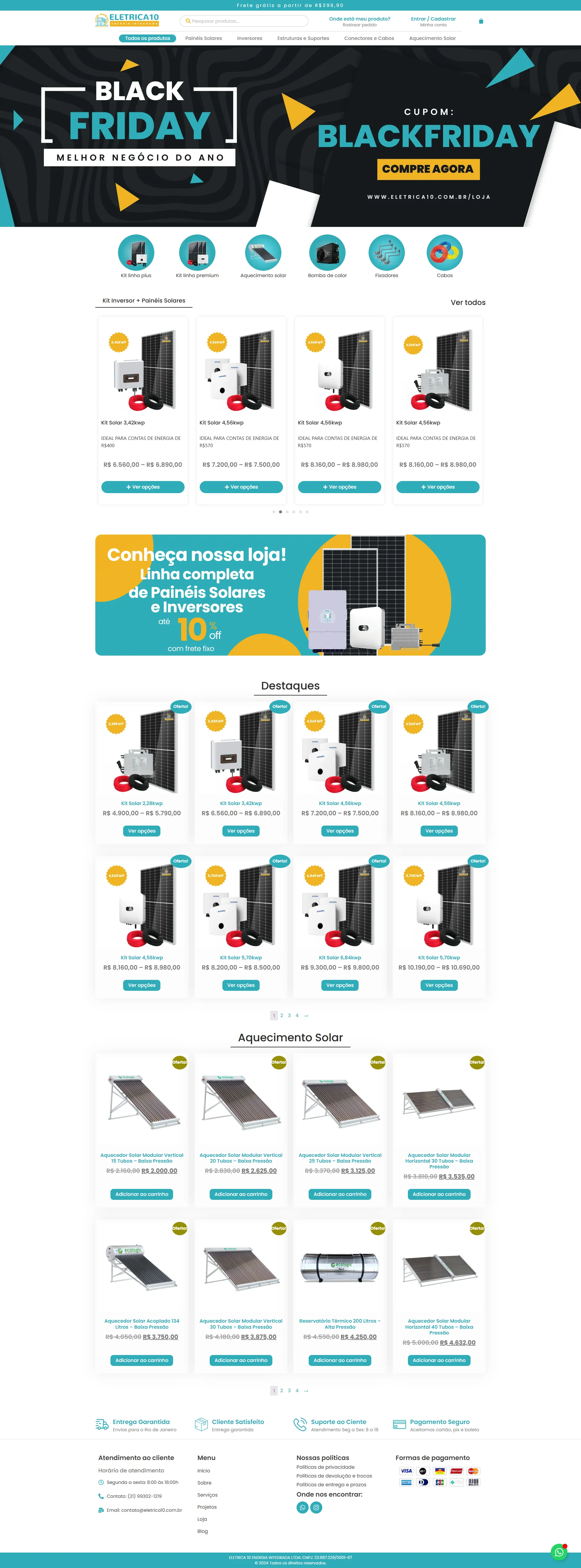 Elétrica 10 - Loja Virtual